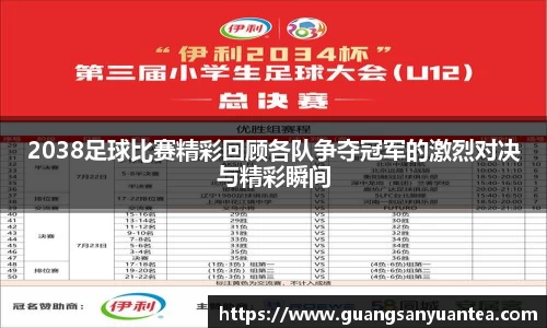 2038足球比赛精彩回顾各队争夺冠军的激烈对决与精彩瞬间