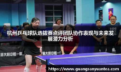 杭州乒乓球队选拔赛点评团队协作表现与未来发展潜力分析